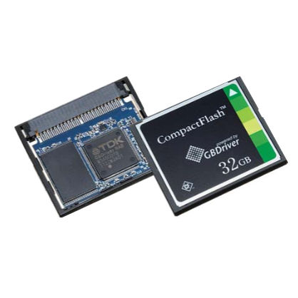 CompactFlash-Speicherkarte - CFG8V series - TDK Electronics Europe - 16Gb / 32 GB