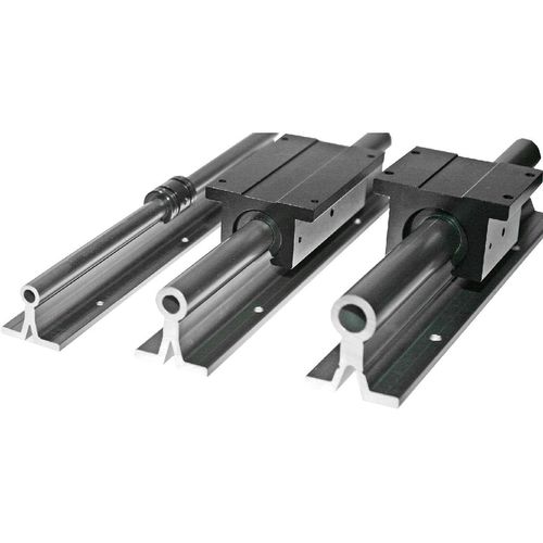 Aluminiumwelle - LMSC series - LM76 Linear Motion Bearings - Präzision / Hohl / gelagert