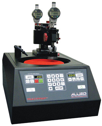 Schleif- und Poliermaschine / zur Probenvorbereitung - 5 - 350 rpm | MultiPrep™ - Allied High Tech Products