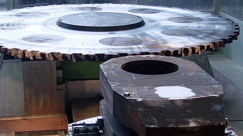 3-Achs-Fräsmaschine - FS 550 CNC - Rafamet - horizontal / Drehtisch / für Kurbelwelle