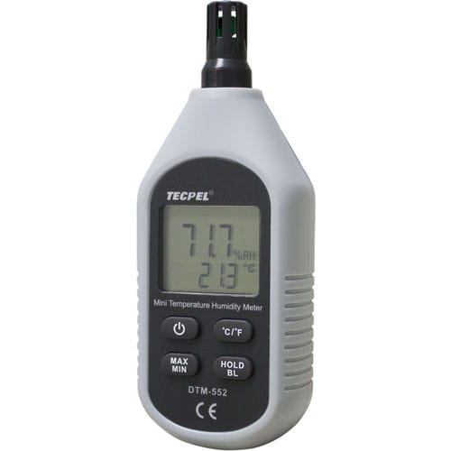 Thermo-Hygrometer / für HLK - DTM-552 - Tecpel  Co., Ltd. - digital / mit direkter Anzeige / tragbar