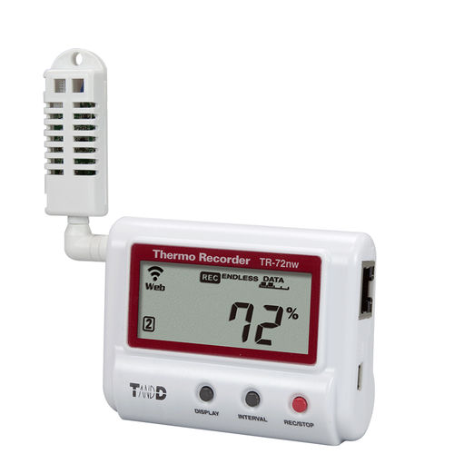 Datenlogger / Feuchtigkeit und Temperatur - TR-70 series - Tecpel  Co., Ltd. - USB / drahtlos / Netzwerkfähiger LAN WLAN