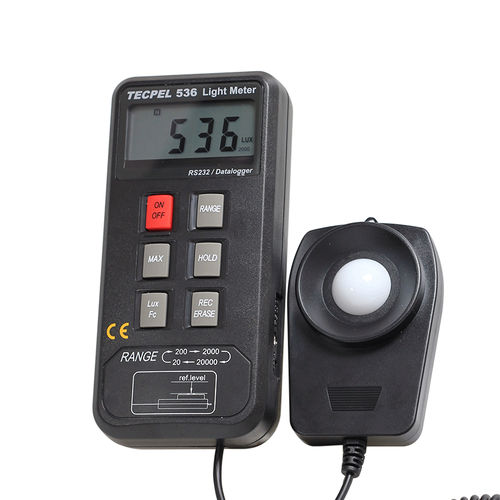 Digitales Luxmeter - DLM-536   - Tecpel  Co., Ltd. - mit Datenlogger