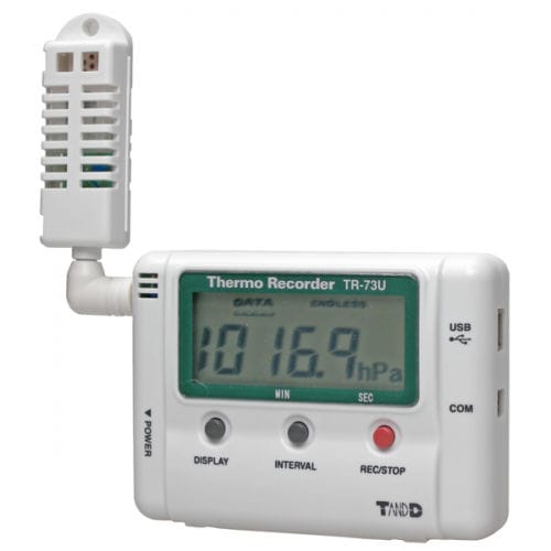 Temperatur-Datenlogger - TR-73U - Tecpel  Co., Ltd. - Luftfeuchtigkeit / mit barometrischem Druck / USB