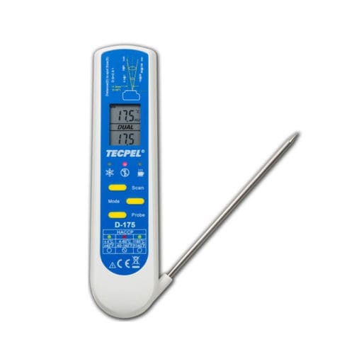 Infrarot-Thermometer - D-175 - Tecpel  Co., Ltd. - mit LCD-Display / IP65 / für Lebensmittel