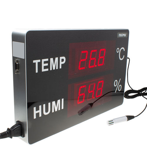 LED-Display - TRH-3305 - Tecpel  Co., Ltd. - zur Temperaturmessung / zur Feuchtigkeitsmessung / großformatig
