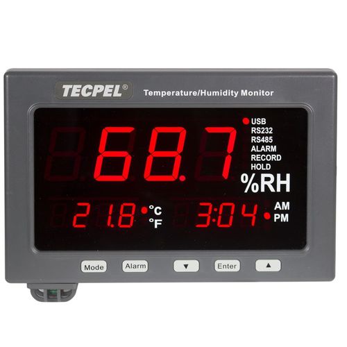 LED-Display - TRH-3308A - Tecpel  Co., Ltd. - Industrie / zur Temperaturmessung / zur Feuchtigkeitsmessung