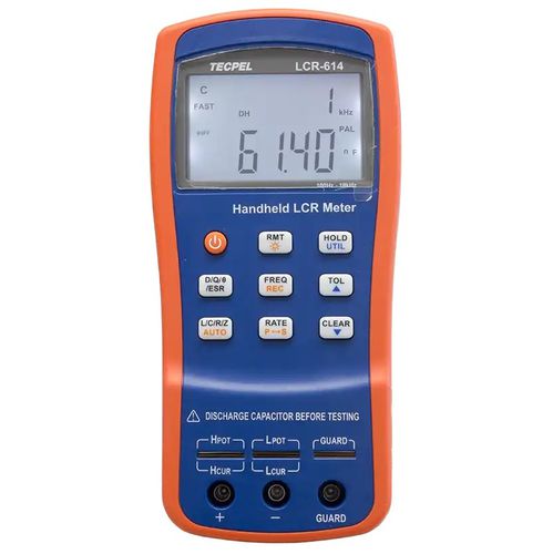 Digitales Ohmmeter - LCR-614 Meter  at 10KHz lcr meter - Tecpel  Co., Ltd. - tragbar / 4-Leiter