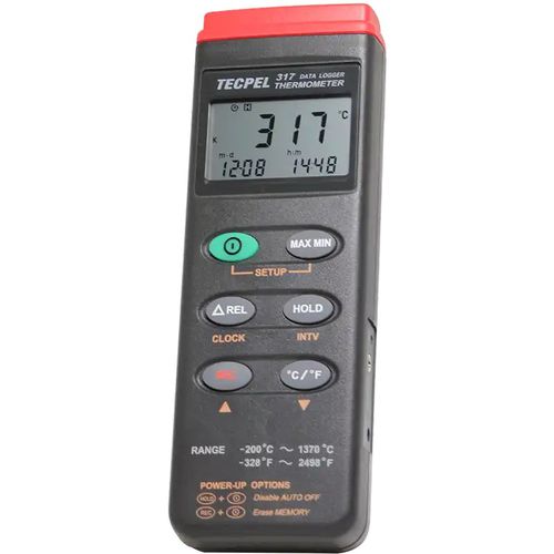 Temperatur-Datenlogger - DTM-317 - Tecpel  Co., Ltd. - USB / RS-232 / mit LCD-Display