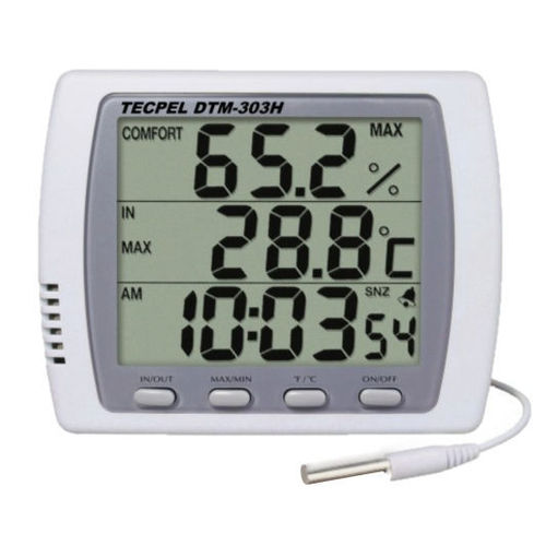 Thermo-Hygrometer / für die Umweltindustrie - DTM-303H - Tecpel  Co., Ltd. - digital / wandmontiert / Temperatur