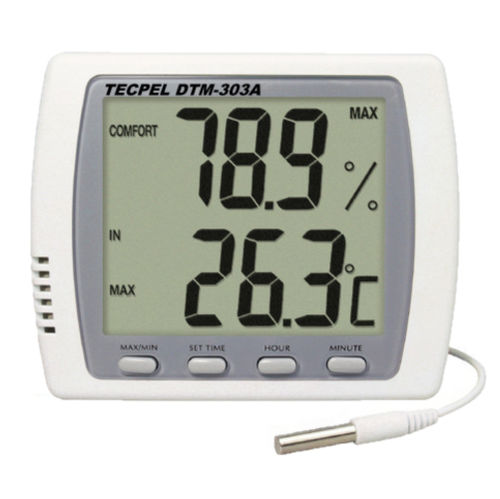 Thermo-Hygrometer / für die Umweltindustrie - DTM-303A - Tecpel  Co., Ltd. - digital / wandmontiert / Temperatur