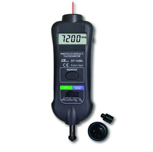 Laser-Tachometer - DT-1236L - Tecpel  Co., Ltd. - Kontakt / Handgerät / mit LCD-Display