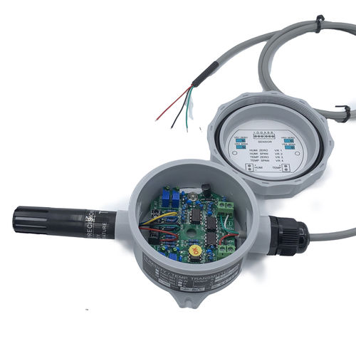 Relativ-Feuchtetransmitter - TRH-300 series - Tecpel  Co., Ltd. - kanalmontiert / mit Spannungsausgang / mit Stromausgang