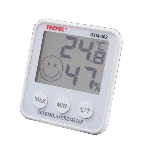 Digitales Thermo-Hygrometer - DTM-302 - Tecpel  Co., Ltd. - wandmontiert / Temperatur / Feuchte