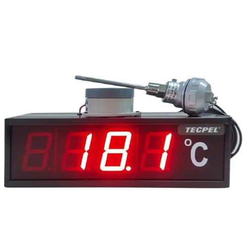 Display zur Temperaturmessung - TRH-3306C-PT100 - Tecpel  Co., Ltd. - LED / 3-stellig / 2,3"