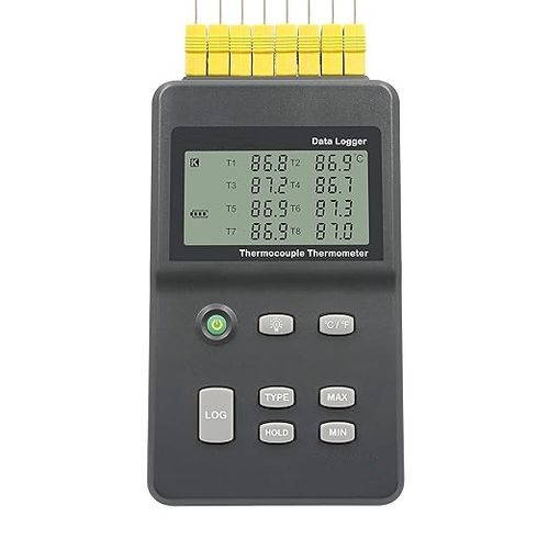 Temperatur-Datenlogger - DTM-T8 - Tecpel  Co., Ltd. - USB / NTC / mit LCD-Display