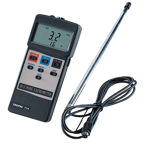 Heißdraht-Anemometer - AVM-714 - Tecpel  Co., Ltd. - digital / tragbar