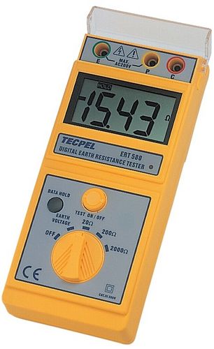 Erdungswiderstandstester - ERT-580  - Tecpel  Co., Ltd. - Batterie