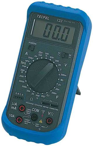 Digitales Multimeter - DMM 120, DMM 123 - Tecpel  Co., Ltd. - tragbar / 600 V / 10 A