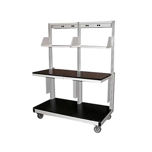 Laborwagen - ALPHA - Kewaunee Scientific Corporation - Fachböden / mit Lenkrolle