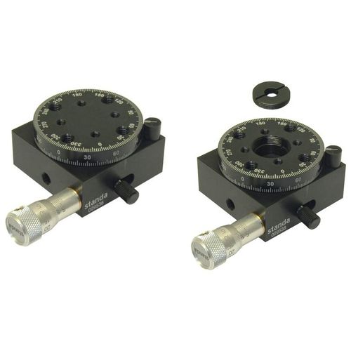 Drehbarer Positioniertisch - 7R7 series - Standa - manuell / 1-Achs / Miniatur