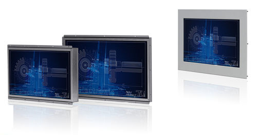 LCD-Monitor - WM series  - TL Electronic - mit resisitivem Touchscreen / Industrie / 27"