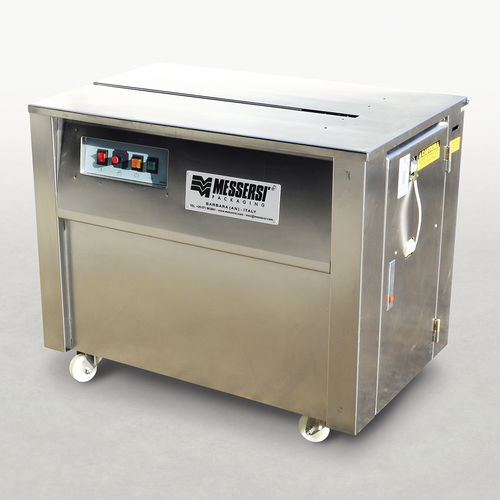 Halbautomatische Umreifungsmaschine - M1 - MESSERSI' PACKAGING - für Karton / für Nahrungsmittel / für Polypropylenbänder