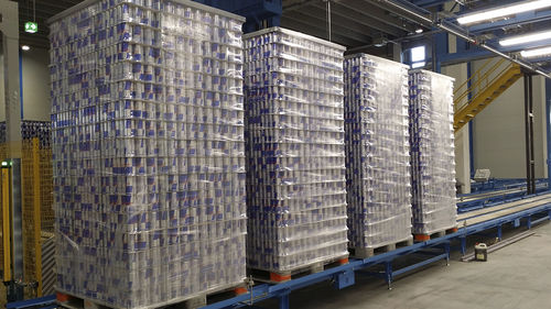 Automatische Umreifungsmaschine - MESSERSI' PACKAGING - für Dosen / für Getränke / für die Abfüllindustrie