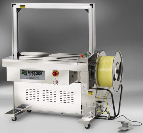Halbautomatische Umreifungsmaschine - M2 - MESSERSI' PACKAGING - Paletten / für Nahrungsmittel / Edelstahl