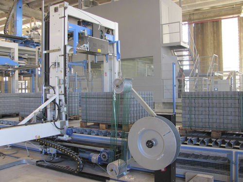 Verpackungsanlage für Umreifungsmaschine - MESSERSI' PACKAGING - für Stahlrollen / für Beton / kompakt