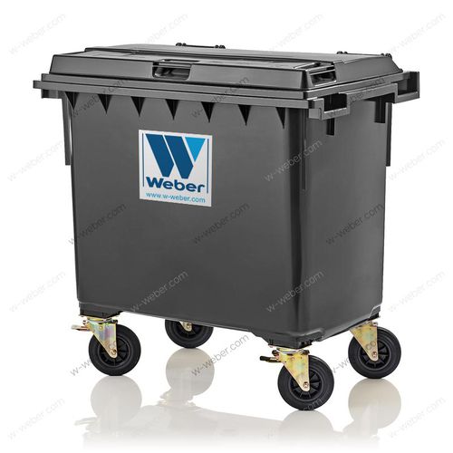 HDPE-Müllbehälter - MGB 660 L - Weber GmbH & Co. KG Abfallbehaelter & Container - für städtische Produkte / für Haushaltsprodukte / für Papier