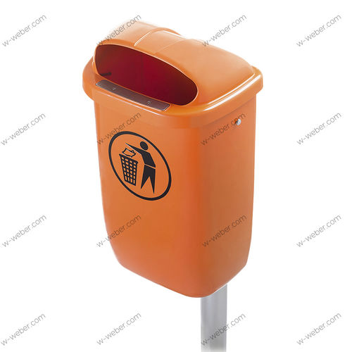 HDPE-Abfallbehälter - Weber GmbH & Co. KG Abfallbehaelter & Container - für städtische Produkte / verriegelbar