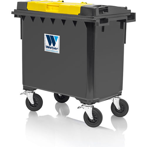 HDPE-Müllbehälter - MGB 660 L FL LIL - Weber GmbH & Co. KG Abfallbehaelter & Container - für städtische Produkte / für Haushaltsprodukte / für Papier