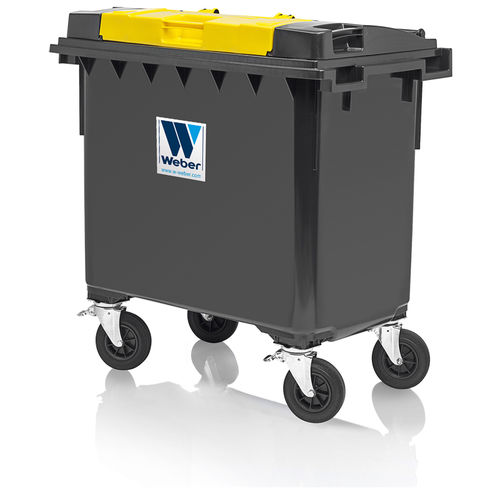 HDPE-Müllbehälter - MGB 770 L FL LIL - Weber GmbH & Co. KG Abfallbehaelter & Container - für städtische Produkte / für Haushaltsprodukte / für Papier