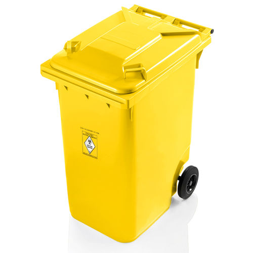 HDPE-Müllbehälter - MGB 360 L - Weber GmbH & Co. KG Abfallbehaelter & Container - für medizinische Produkte / mit Deckel / gesichert