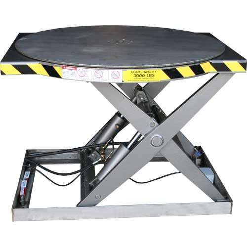 Rotierender Hubtisch - Roto-Max SS - Lift Products - Scheren / elektrohydraulisch / festinstalliert