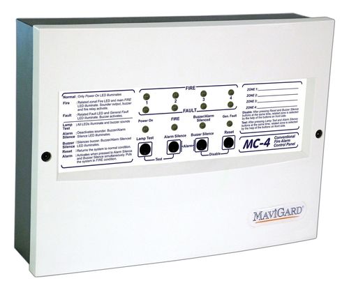 Brandmeldezentrale - 1.5 A, 24 - 230 V | MC series - MAVILI ELEKTRONIK - für konventionellen Bereich