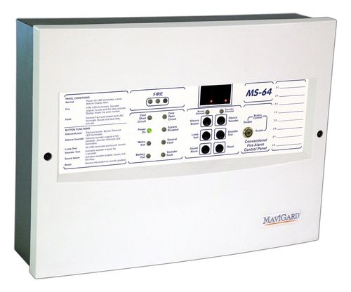 Brandmeldezentrale - MS-64 series - MAVILI ELEKTRONIK - für konventionellen Bereich
