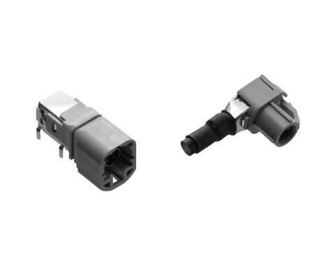 Datensteckverbinder - CAM, CDM series - Mitsumi Electric - USB / rechteckig / Flansch