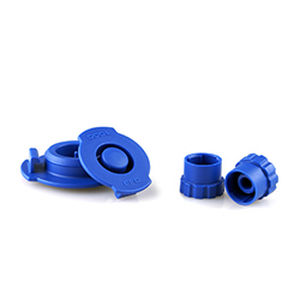 Gewindelose Endkappe - Nordson EFD - zylindrisch / Polyethylen mit niedriger Dichte (LDPE)