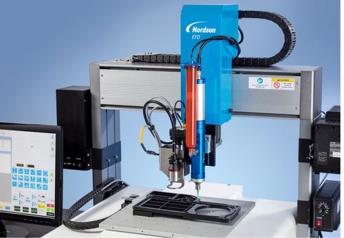 Kartesischer Roboter - PROX  - Nordson EFD - 3-Achs / für Verteilung / für die Elektronik