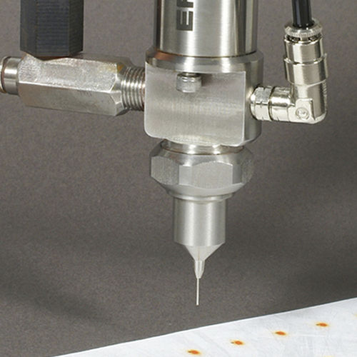 Spritzpistole - 787MS-SS MicroSpray™ series - Nordson EFD - für Lösungsmittel / automatisch / LVLP-Farb