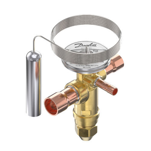 Thermostatisches Ventil / Dehnung - TD1  - DANFOSS Refrigeration & Air Conditioning - Messing / für Klimaanlagen