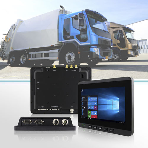 7"-Fahrzeugterminal - FM07 - Winmate, Inc. - Intel® Celeron® / MIL-STD-810G / gehärtet