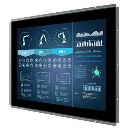 LCD-Monitor - R17L100-POM1 - Winmate, Inc. - kapazitive Projektionstechnologie / mit kapazitivem PCAP-Touchscreen / mit Multi-Touch-Screen