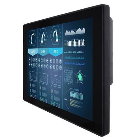 Monitor / kapazitive Projektionstechnologie - R12L100-GSM2(HB) - Winmate, Inc. - Multitouchscreen / Industrie / 12,1"