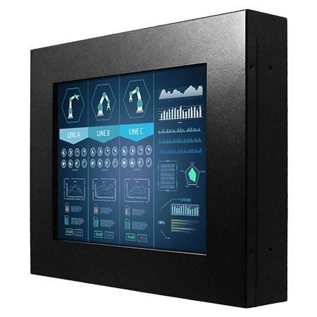 Display mit Touchscreen - R08L200-CHU1TR - Winmate, Inc. - mit kapazitivem Touchscreen / mit resisitivem Touchscreen / transreflektiv