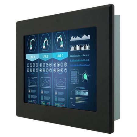LCD-Monitor - R12L600-IPM2HB - Winmate, Inc. - mit resisitivem Touchscreen / Industrie / für Außenbereich