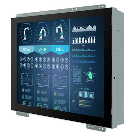 Monitor mit kapazitivem PCAP-Touchscreen - R15L100-POC3-C - Winmate, Inc. - Multitouchscreen / Industrie / 15"