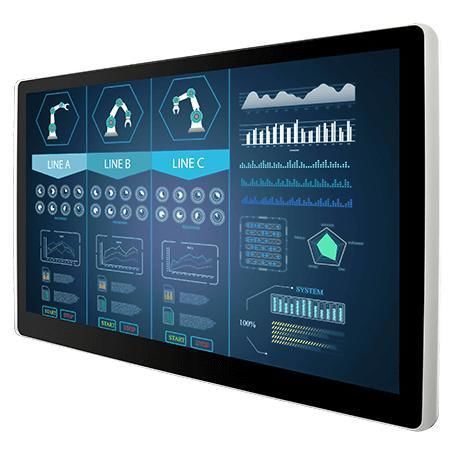 Monitor / kapazitive Projektionstechnologie - W15L100-PTA3-C - Winmate, Inc. - mit PCAP-Touchscreen / Multitouchscreen / Industrie